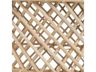 Natural fiber armchair with seat cushion - EMMANUELLE Natural fiber armchair with seat cushion - EMMANUELLE