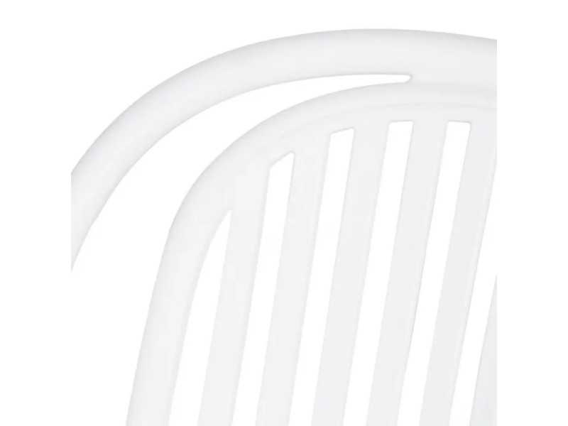 Chaise de jardin avec accoudoirs - ALIA BLANCO