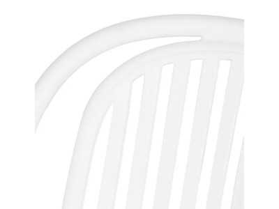 Chaise de jardin avec accoudoirs - ALIA BLANCO
