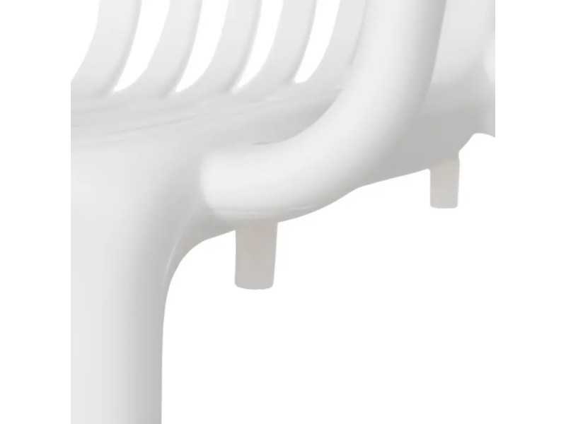Chaise de jardin avec accoudoirs - ALIA BLANCO
