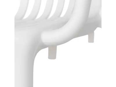 Chaise de jardin avec accoudoirs - ALIA BLANCO