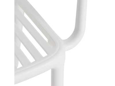Chaise de jardin avec accoudoirs - ALIA BLANCO