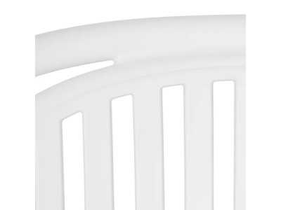 Chaise de jardin avec accoudoirs - ALIA BLANCO