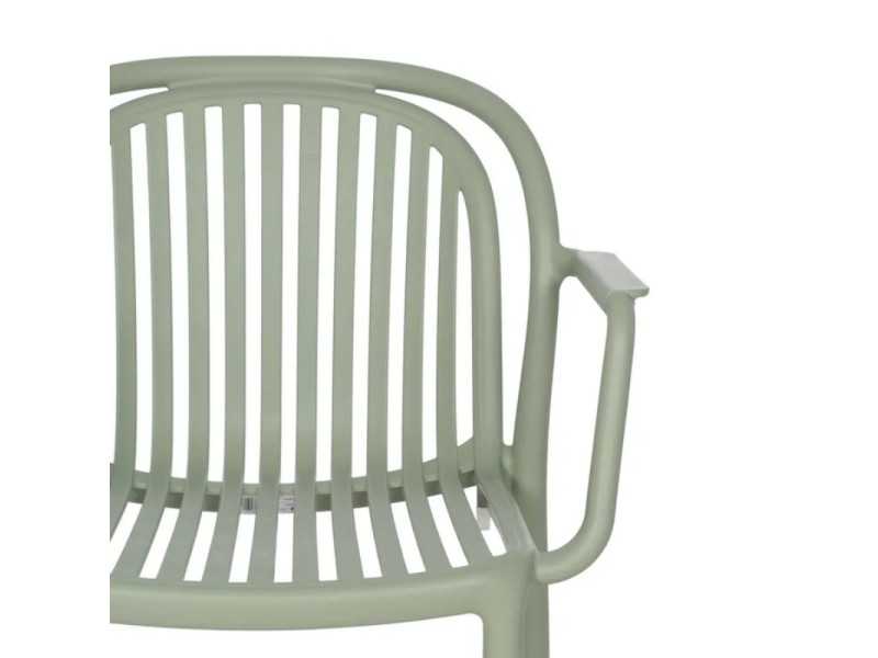 Silla de jardín con brazos - ALIA VERDE