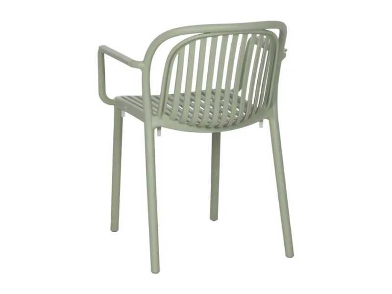Silla de jardín con brazos - ALIA VERDE