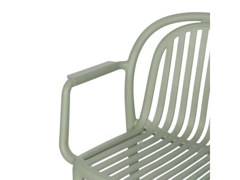 Silla de jardín con brazos - ALIA VERDE