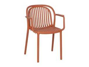 Garden chair with arms - ALIA TERRACOTA 2