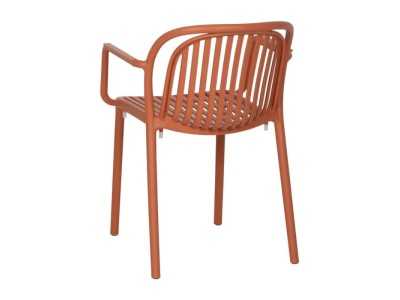 Chaise de jardin avec accoudoirs - ALIA TERRACOTA Chaise de jardin avec accoudoirs - ALIA TERRACOTA