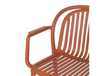 Chaise de jardin avec accoudoirs - ALIA TERRACOTA Chaise de jardin avec accoudoirs - ALIA TERRACOTA
