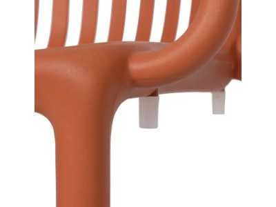 Chaise de jardin avec accoudoirs - ALIA TERRACOTA Chaise de jardin avec accoudoirs - ALIA TERRACOTA