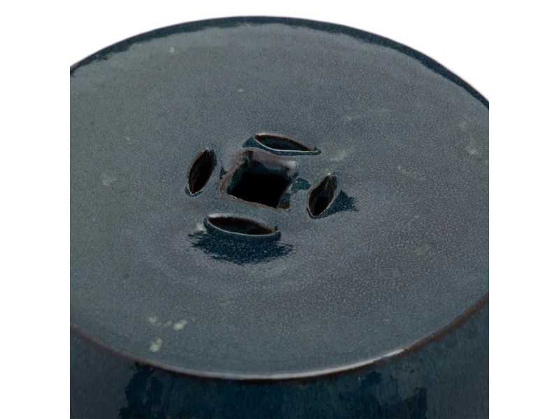 Ceramic garden stool - HUAN AZUL