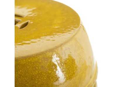 Ceramic garden stool - HUAN AMARILLO