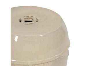 Tabouret de jardin en céramique - HUAN CREMA 2
