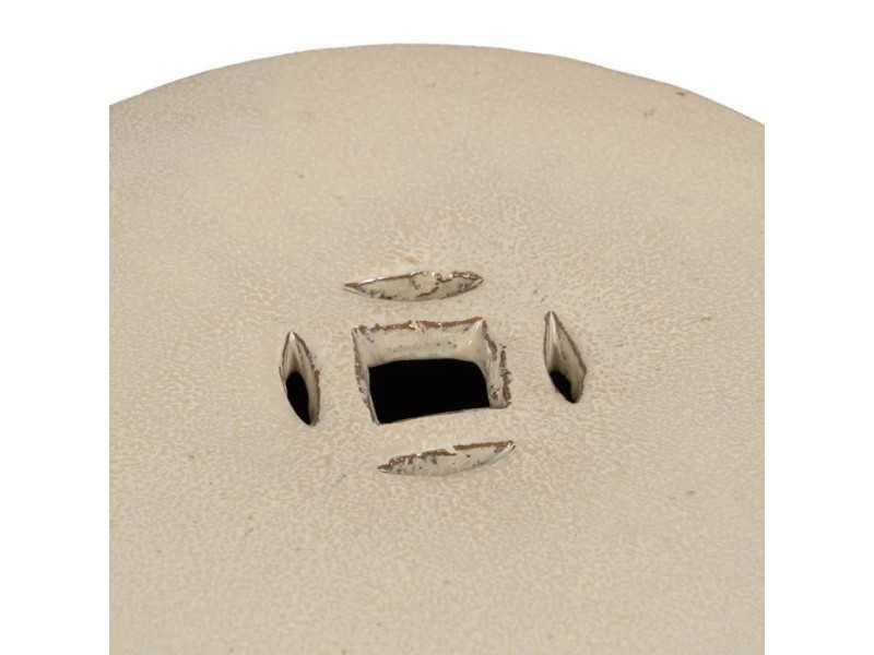 Ceramic garden stool - HUAN CREMA