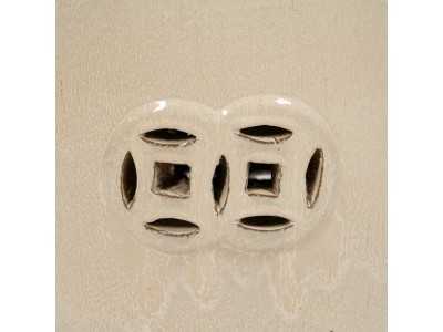 Taburete cerámico de jardín - HUAN CREMA