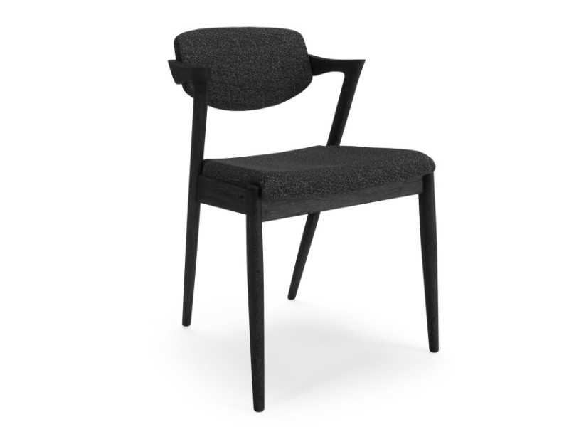 Upholstered designer chair - AUDE 1