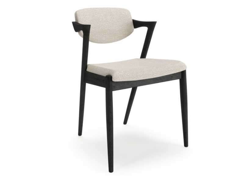 Chaise design tapissée - AUDE 1