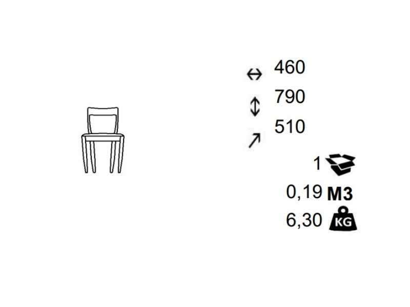 Silla de diseño tapizada - AUDE 2