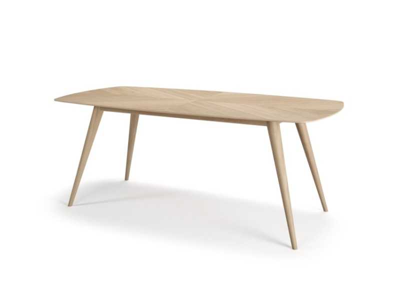 Extendable dining table in oak wood - AUDE BOIS