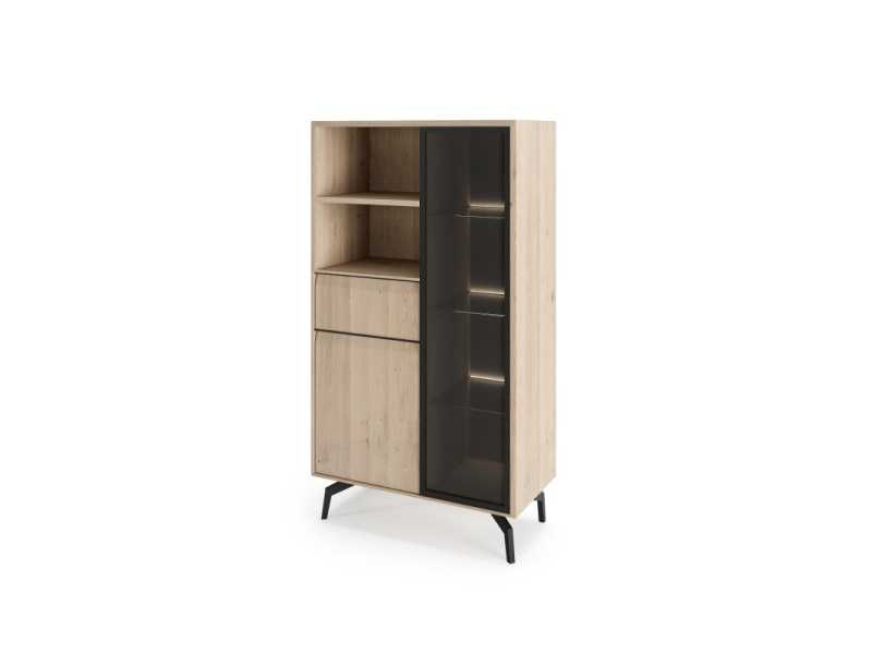 Design display case in oak - AUDE