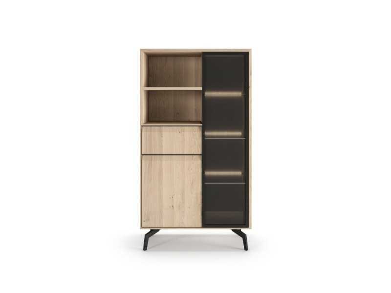Design display case in oak - AUDE