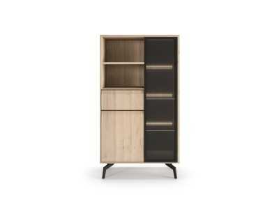 Design display case in oak - AUDE