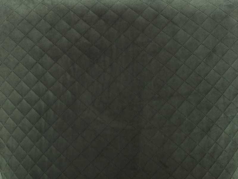 Sillón de diseño tapizado en terciopelo verde - AALST VERDE