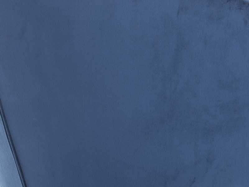 Armchair with rounded lines upholstered in blue velvet - ANDENNE AZUL