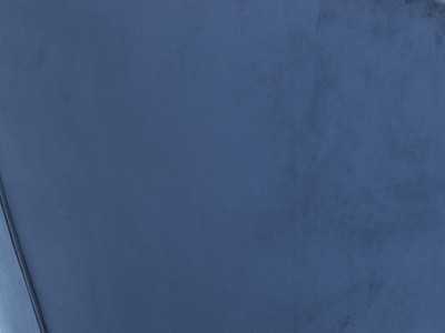 Armchair with rounded lines upholstered in blue velvet - ANDENNE AZUL