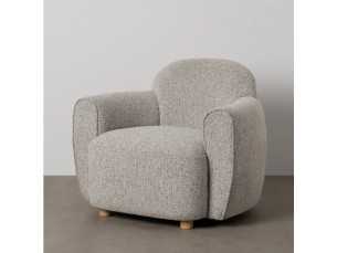 Vintage design upholstered armchair - ABACO 1 2