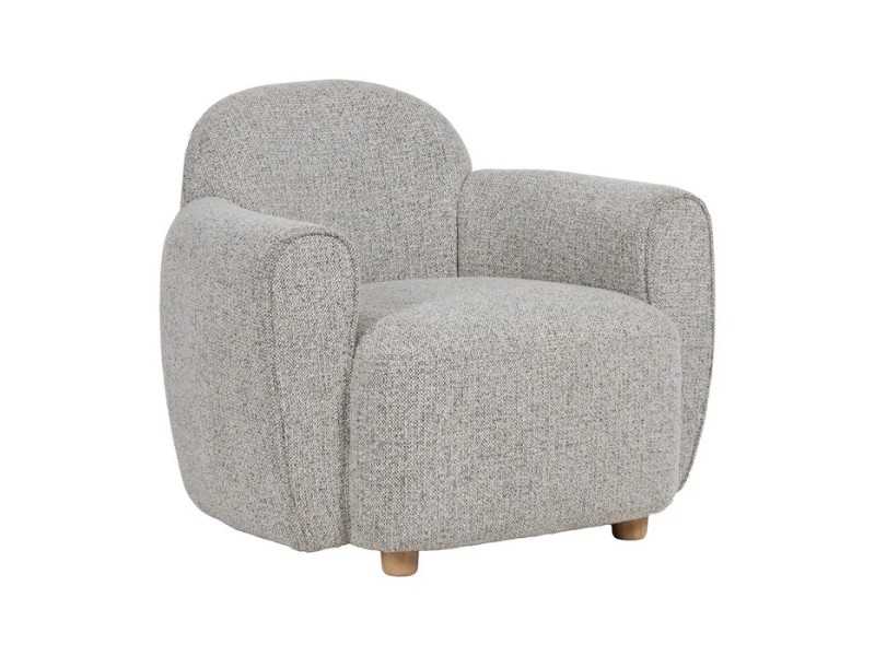 Vintage design upholstered armchair - ABACO 1