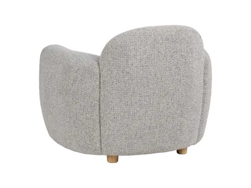 Vintage design upholstered armchair - ABACO 1