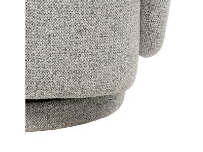 Sillón giratorio tapizado de diseño vintage - ABACO 2
