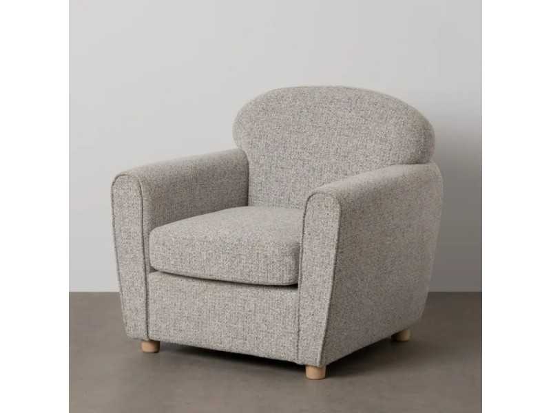 Fauteuil tapissé design vintage - ABACO 3