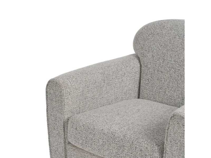 Fauteuil tapissé design vintage - ABACO 3