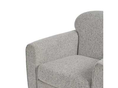 Fauteuil tapissé design vintage - ABACO 3