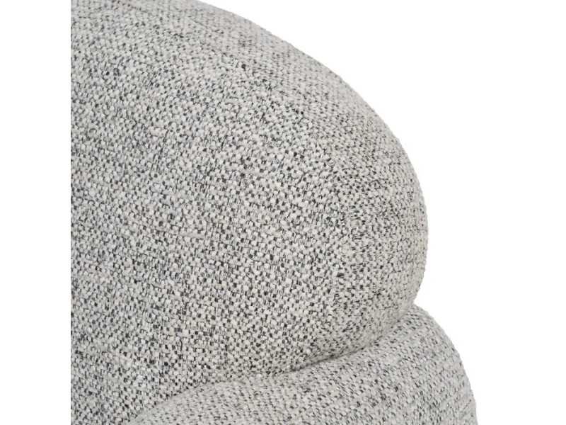 Fauteuil tapissé design vintage - ABACO 3