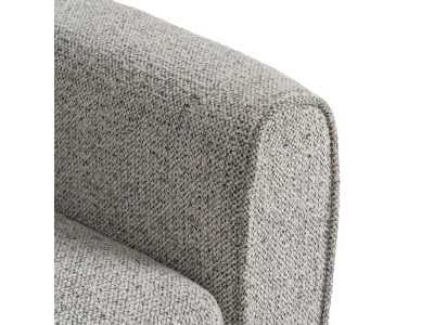 Fauteuil tapissé design vintage - ABACO 3