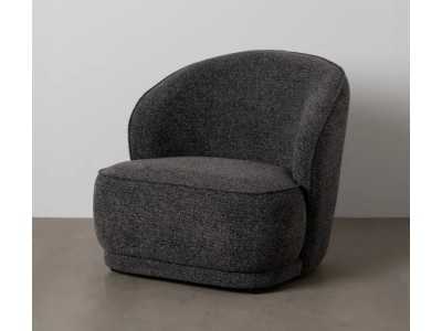 Vintage style armchair without arms - DUVAL