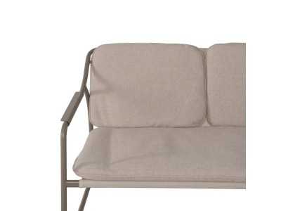 Garden set in taupe lacquered steel - ACKE TAUPE Garden set in taupe lacquered steel - ACKE TAUPE