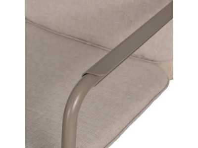 Garden set in taupe lacquered steel - ACKE TAUPE Garden set in taupe lacquered steel - ACKE TAUPE