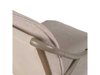 Garden set in taupe lacquered steel - ACKE TAUPE Garden set in taupe lacquered steel - ACKE TAUPE