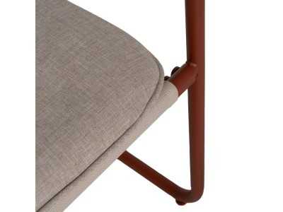 Garden set in terracotta lacquered steel - ACKE TERRACOTA