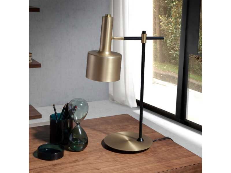 Lampe de table en aluminium et acier - BALZAC