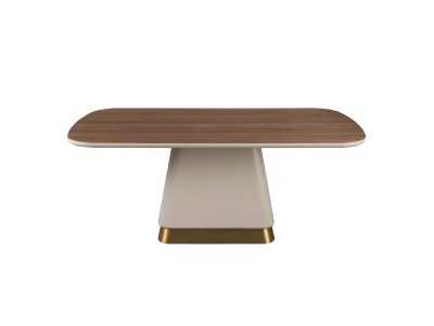 Table design à plateau fixe et rectangulaire - AINI Table design à plateau fixe et rectangulaire - AINI