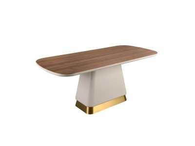 Table design à plateau fixe et rectangulaire - AINI Table design à plateau fixe et rectangulaire - AINI