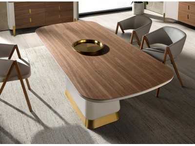 Design table with fixed and rectangular top - AINI Design table with fixed and rectangular top - AINI