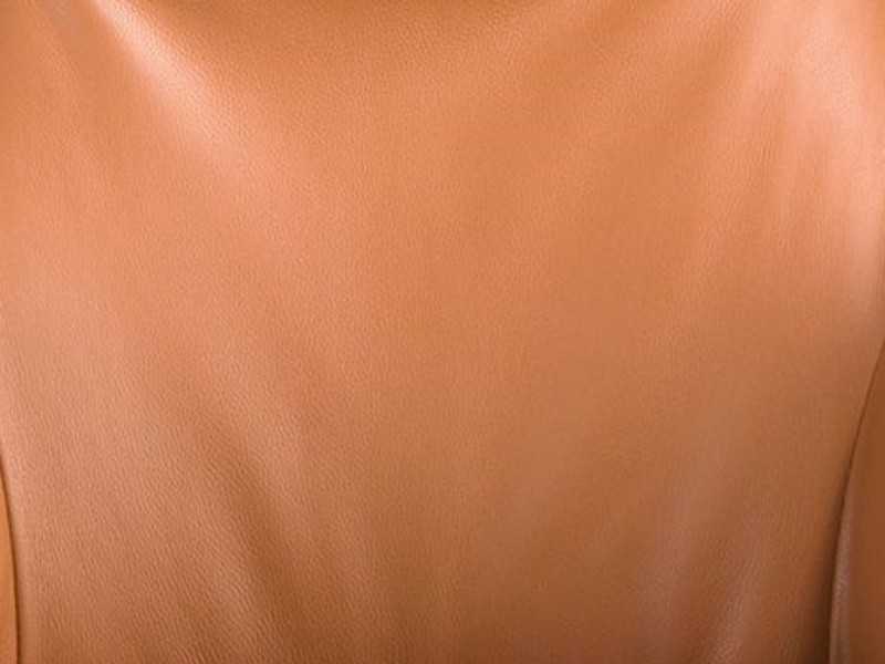 Swivel relax armchair upholstered in genuine leather - AMAYA