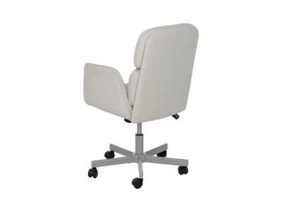 Silla de oficina con ruedas tapizada en piel sintética - COTO A Silla de oficina con ruedas tapizada en piel sintética - COTO A