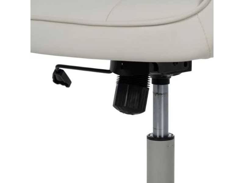 Office chair with wheels upholstered in synthetic leather - COTO A